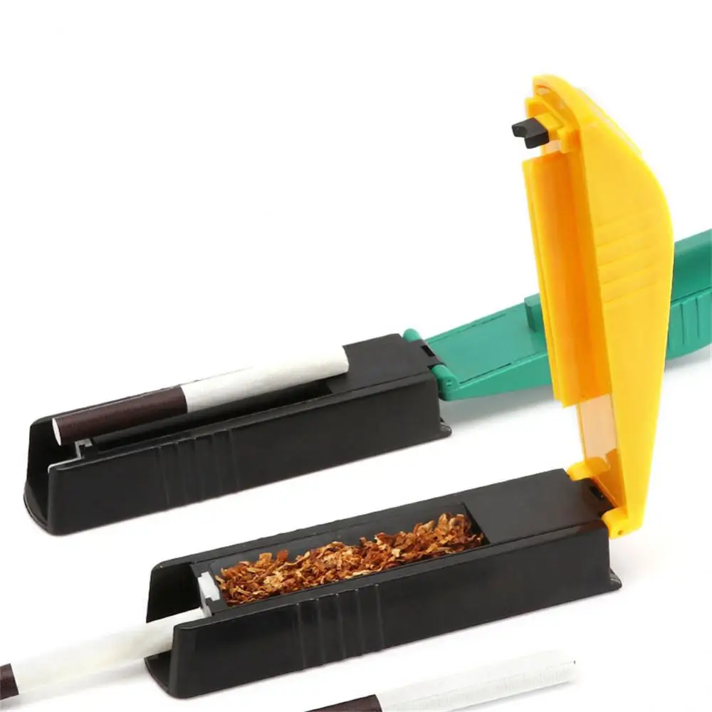 

Manual Cigarette Making Machine Portable Rolling 80mm Tube Tobacco Injector Push-pull Cigarette Maker Filler Device Smoking Tool