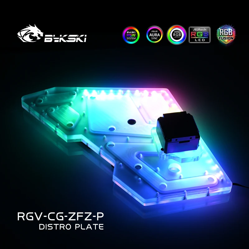 

Bykski RGV-CG-ZFZ-P, Distro Plate For Cougar Conquer Case,Waterway Board Reservoir Water Tank Pump For PC Cooling