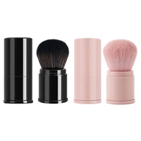 free shipping professional makeup brushes multi function with cover powder blush portable retractable make up brush tools