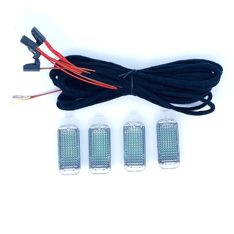 

Салон автомобиля Лампа для ног Светодиодный светильник для ног Кабель для Passat B6 B7 Golf 5 MK5 6 MK6 SEAT Toledo Leon A3 A4 A5 A6 A8 Q3 Q5 Q7