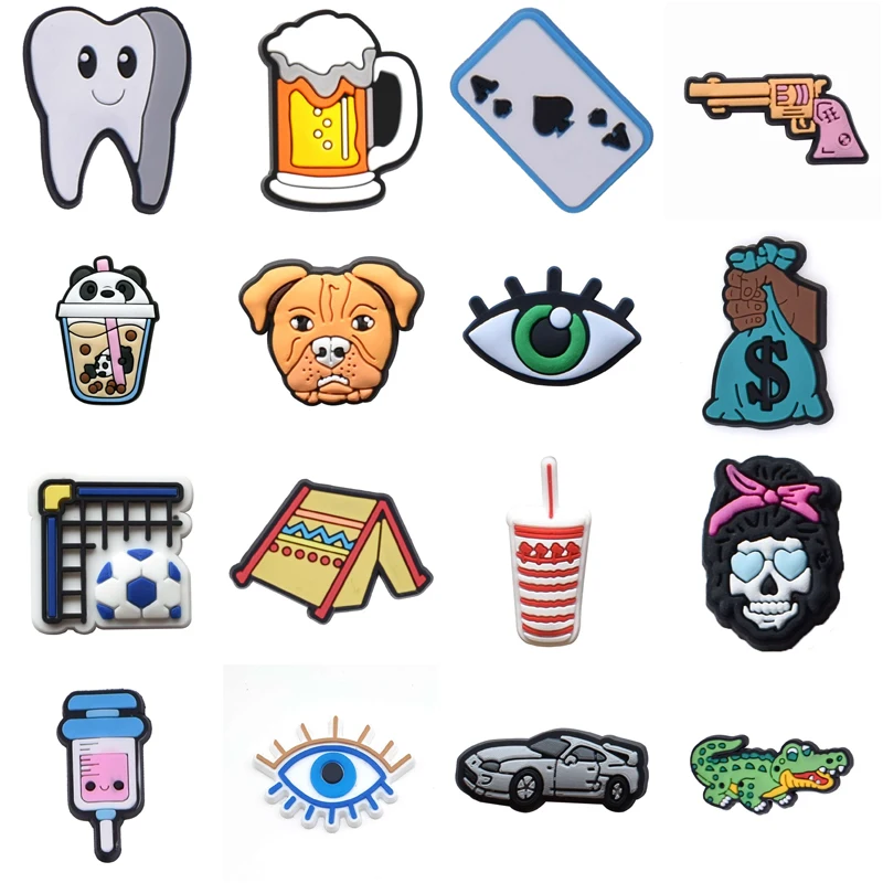 

Женские очаровательные аксессуары для обуви, украшения, пряжки из ПВХ, украшения для Crocs, оптовая продажа, большие подарки, булавки, аксессуары для обуви