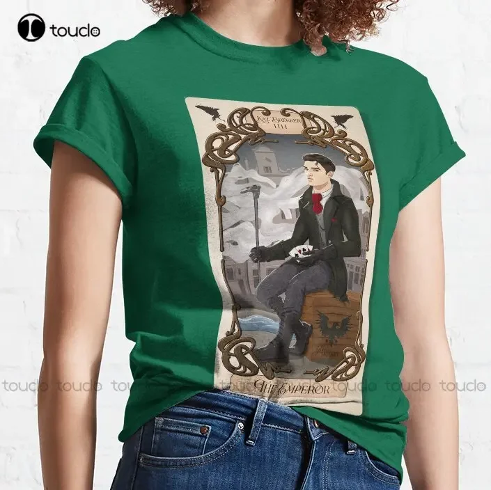 Классическая футболка с картами Таро Kaz Brekker бейсбольная рубашка забавная