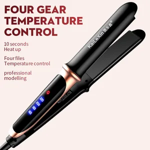 Four-Gear Adjustable Temperature 2in1 Professional Flat Iron Hair Straightener  Fast Warm-up Styling in Pakistan