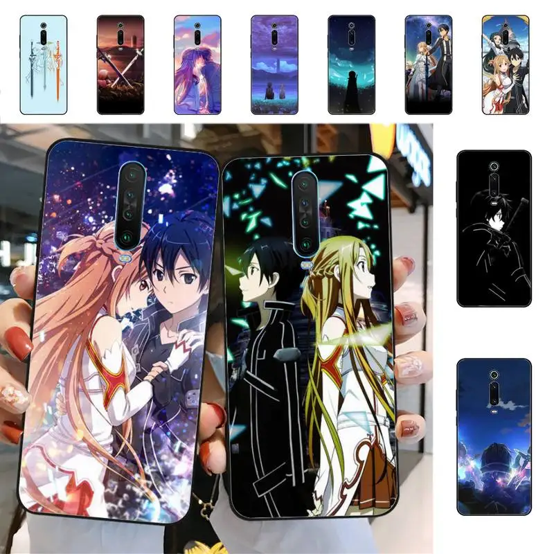 

BANDAI Sword Art Online SAO Anime Phone Case for Redmi 5 6 7 8 9 A 5plus K20 4X S2 GO 6 K30 pro