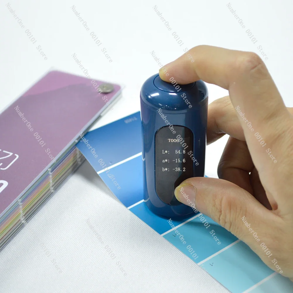 Портативный колориметр 45/0 измерение разницы в цвете краски пластиковой