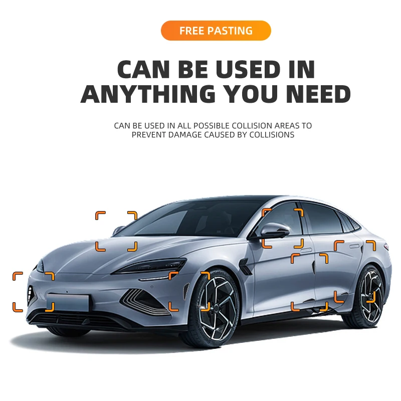 Фото 4 шт. защитных накладок на края зеркал заднего вида для Cadillac CT4 CT5 CT6 XT4 XT5 XT6 ATS XTS, аксессуары с эмблемой автомобиля №4