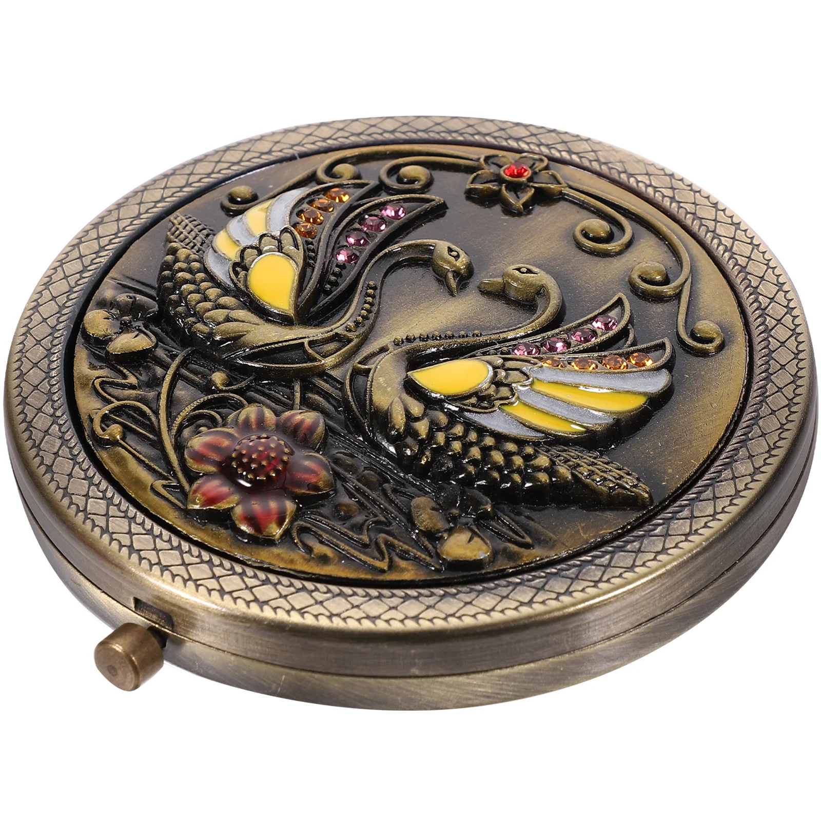 Компактное зеркало подарки для макияжа женщин складной карман туалетного