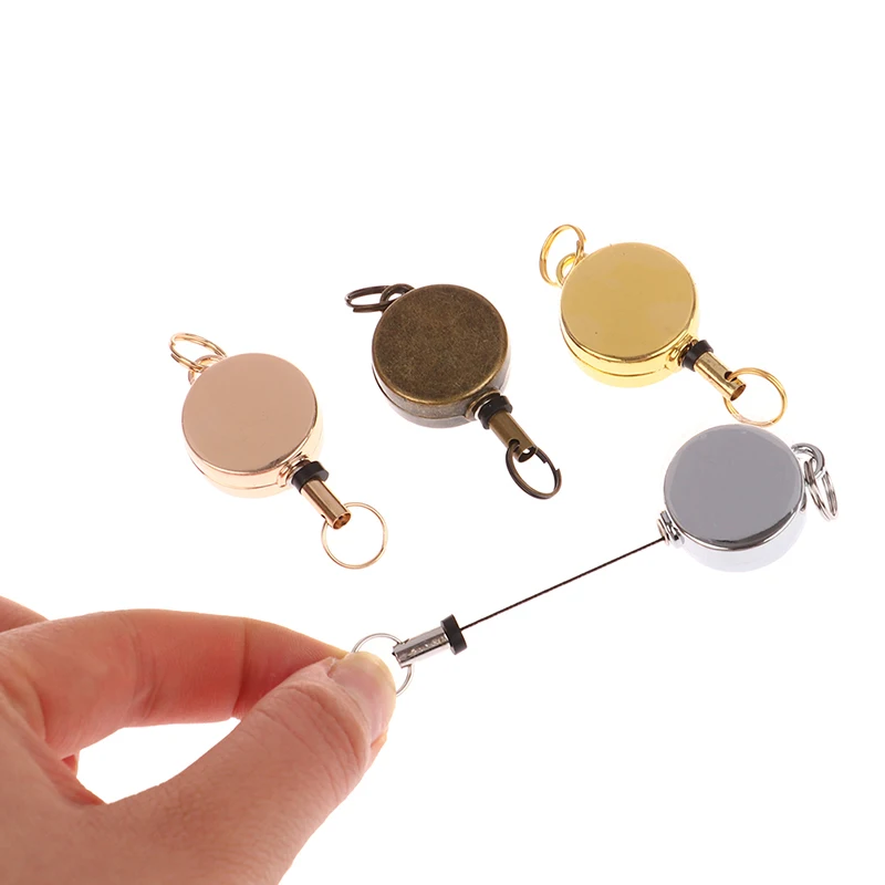 

1Pc Universal Retractable Anti Lost For Home Car Keychain Mini Portable Recoil Key Chain Durable Elastic Stretching Rope Keyring