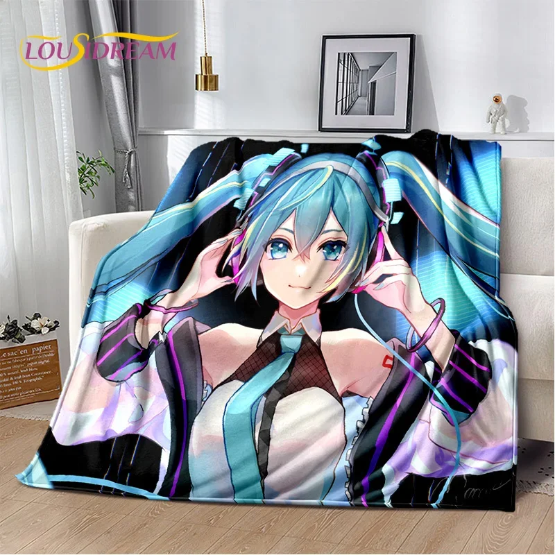 Фото 3D милое одеяло M-Mikuu с героями мультфильмов, мягкое одеяло для дома, спальни, кровати, дивана, пикника, офиса, подарок для детей №2