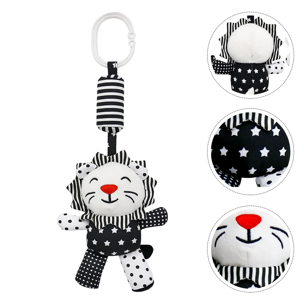 

Black White Toys Baby Hanging Wind Chime Stroller Pendant Interesting Plaything Crib Infant Pp Lovely Carriage