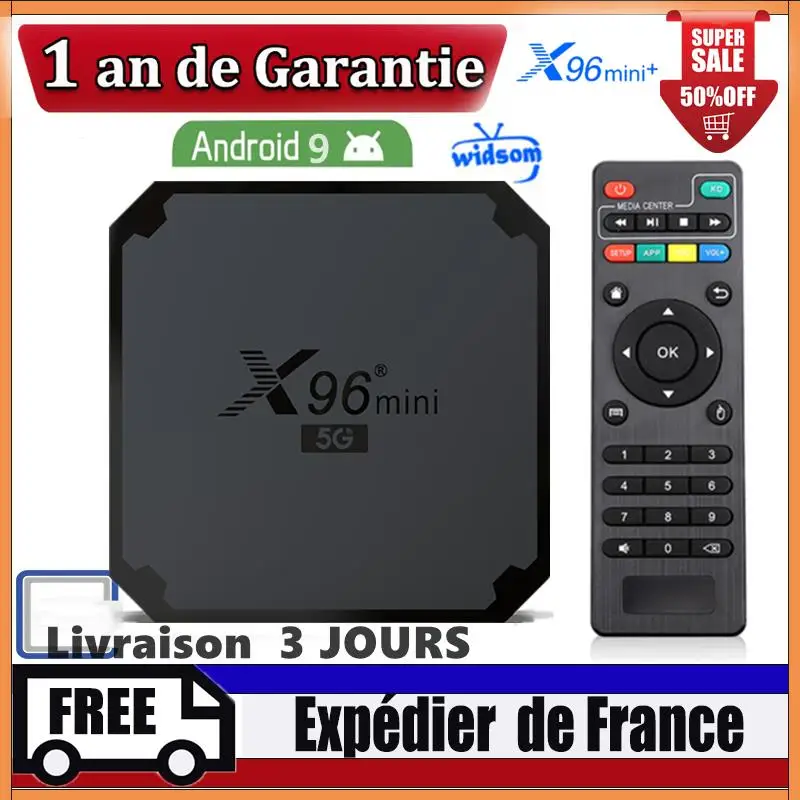 

Мини-ТВ-приставка X96, android 9,0, OXY tv box 1 ГБ, 8 ГБ, 2 ГБ, 16 ГБ для smart TV, медиаплеер, телеприставка, доставка из Франции