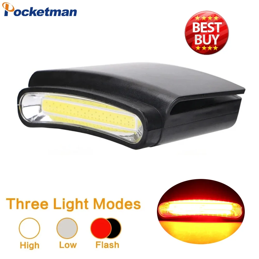 

Налобный фонарь POCKETMAN COB 3 режима