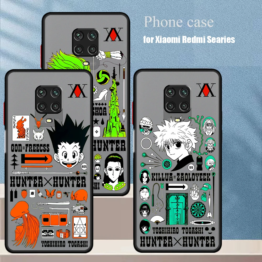 Чехол для телефона с аниме Hunter X Xiaomi Redmi Note 11 Pro 5G 12S 11S 12 13 Plus 10S 10 7 8 9 8T 9S