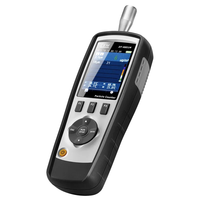 DT-9851M Ручной профессиональный счетчик частиц воздушного лазера 2 83 л/мин расход 0 3