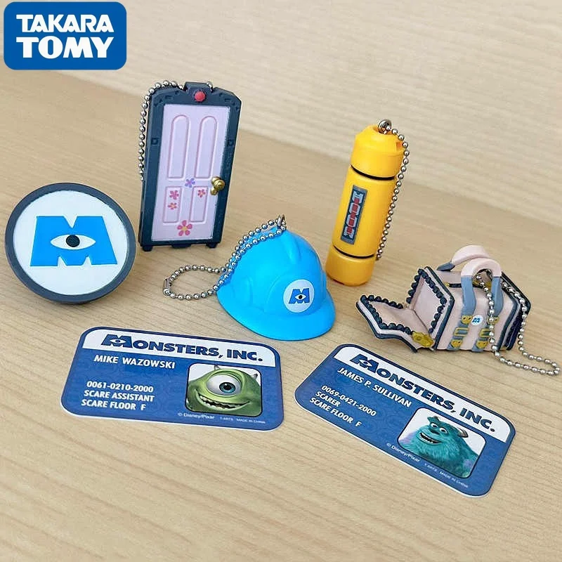 Фото Коллекционный брелок-подвеска Takara Tomy Disney Pixar Monsters Inc. (Монстры и Ко) с Майком Вазовски и Салли для взрослых фанатов №1