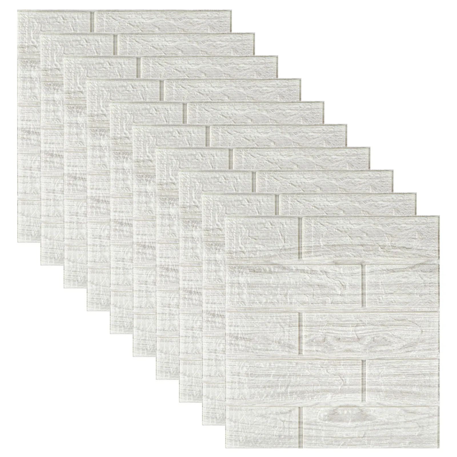 

3D Wall Sticker Soft Foam Panel Brick Wall Stickers Anti-collision Self-adhesive Self Adhesive Living Room Home Bathroom Decor