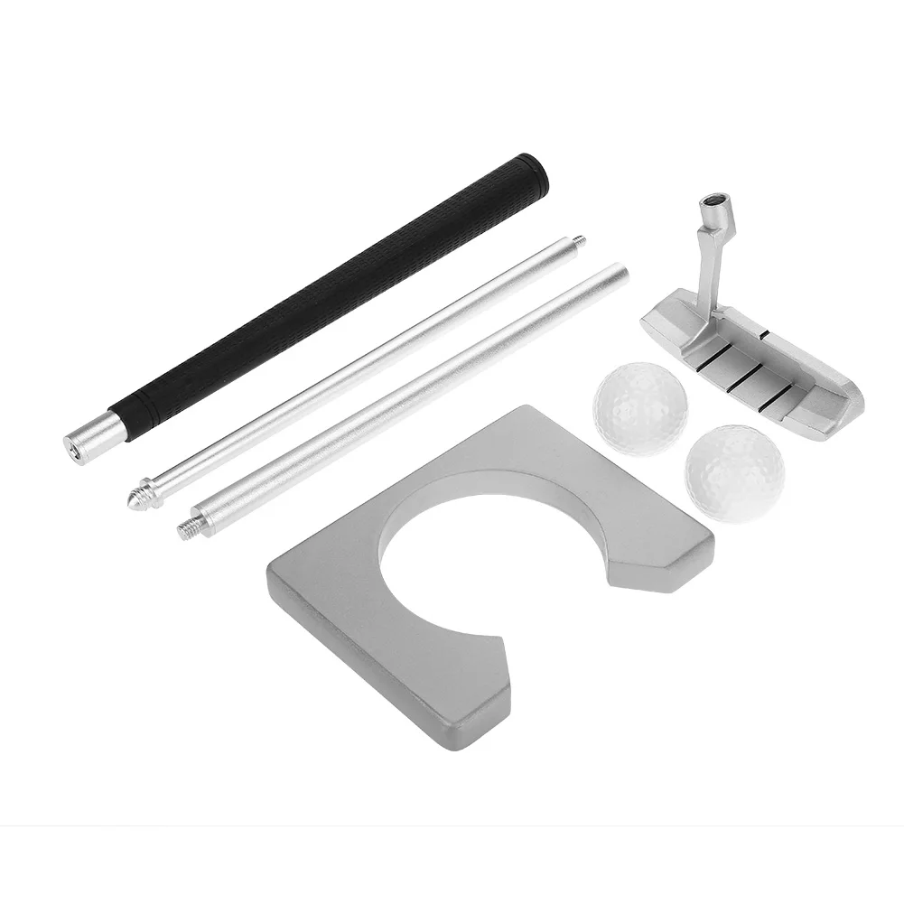 

Indoor Golf Putting Cup Practice Training Clubs Putter Kit Set with Balls & Bag