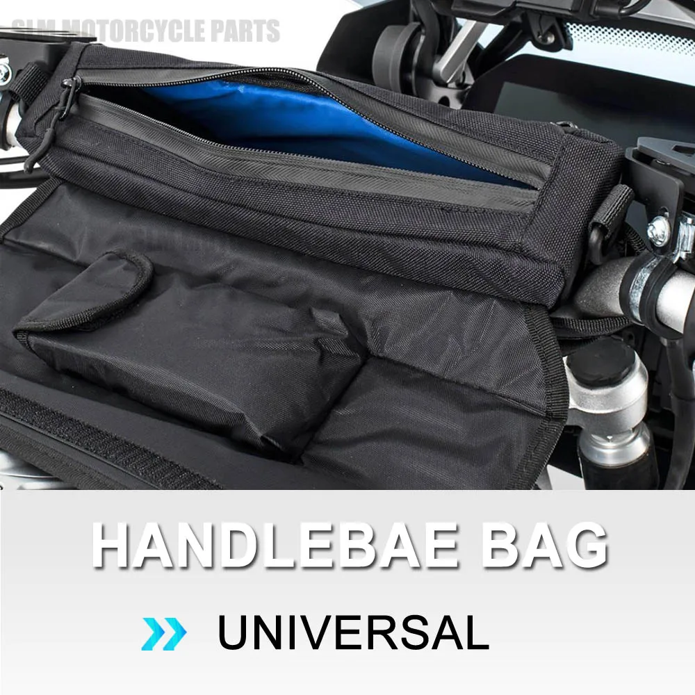 

NEW Motorcycle Waterproof Front Handlebar Bag For Tiger 800 Tiger 1200 Tiger Sport Nylon Material Black Waterproof Bag