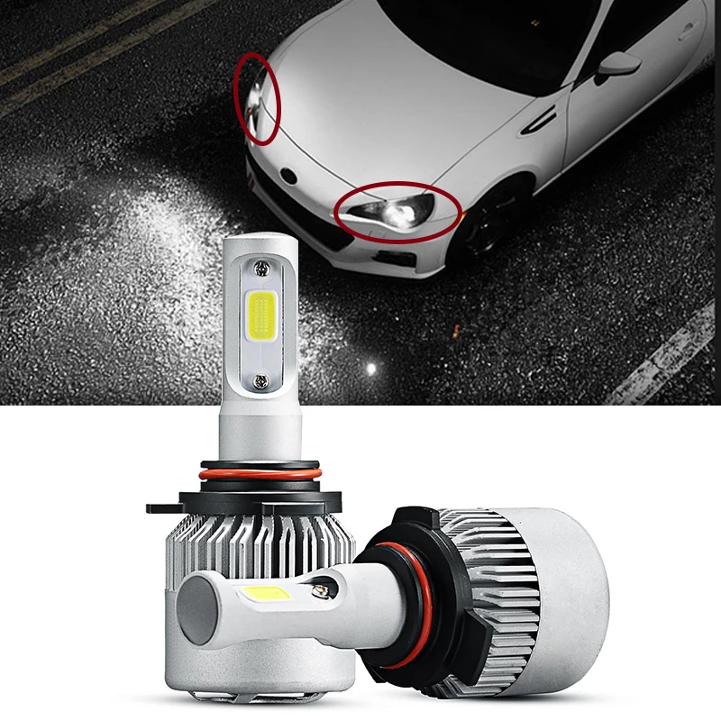 

Oslamp S2 H4 H7 H13 H11 H1 9005 9006 H3 9004 9007 9012 COB LED Headlight 72W 8000LM Car LED Headlights Bulb Led 4300K 6500K 12V