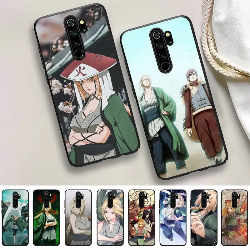 

BANDAI Naruto Tsunade Phone Case For Redmi 9 5 S2 K30pro Silicone Fundas for Redmi 8 7 7A note 5 5A