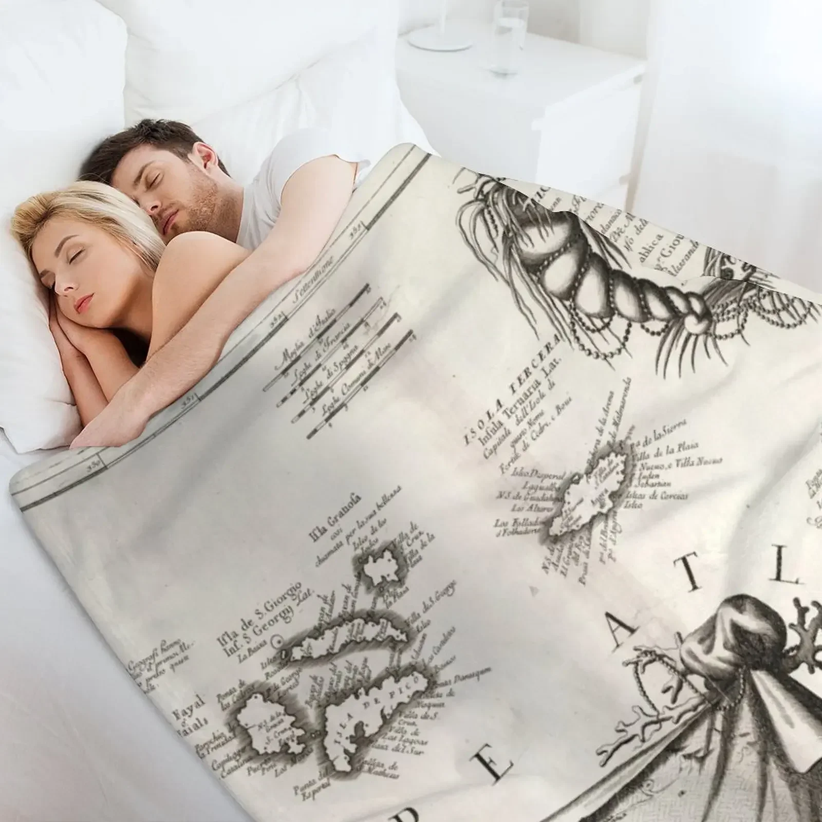 Винтажное одеяло Старые Азорские острова (1690)