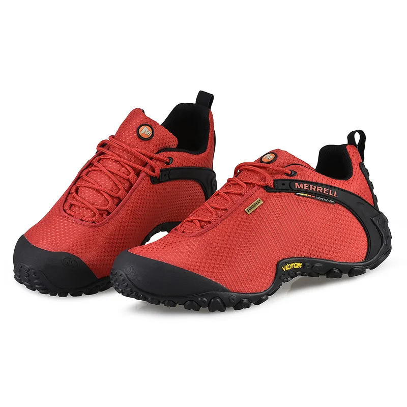 Original Merrell Men Outdoor Breathable Camping Mesh Hiking Shoes For Male Waterproof Mountaineer Climbing Sneakers Eur36-46