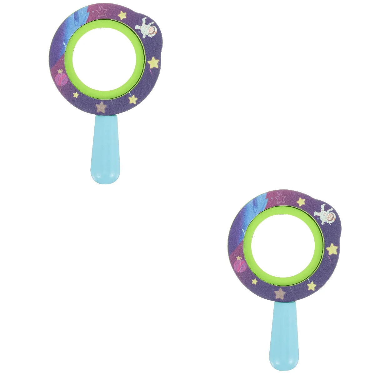 

2 Pack Magnifier Toddler Reading Woody Toy Portable Elderly Magnifying Glass Handheld Kids Mini Toys