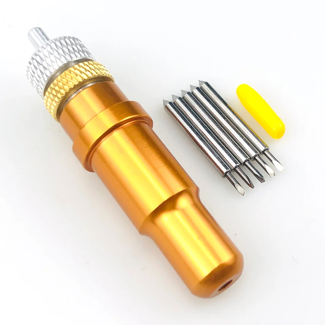 15 шт. лезвие плоттера 30 градусов для Skycut + 1 держатель лезвия диаметром 12 мм