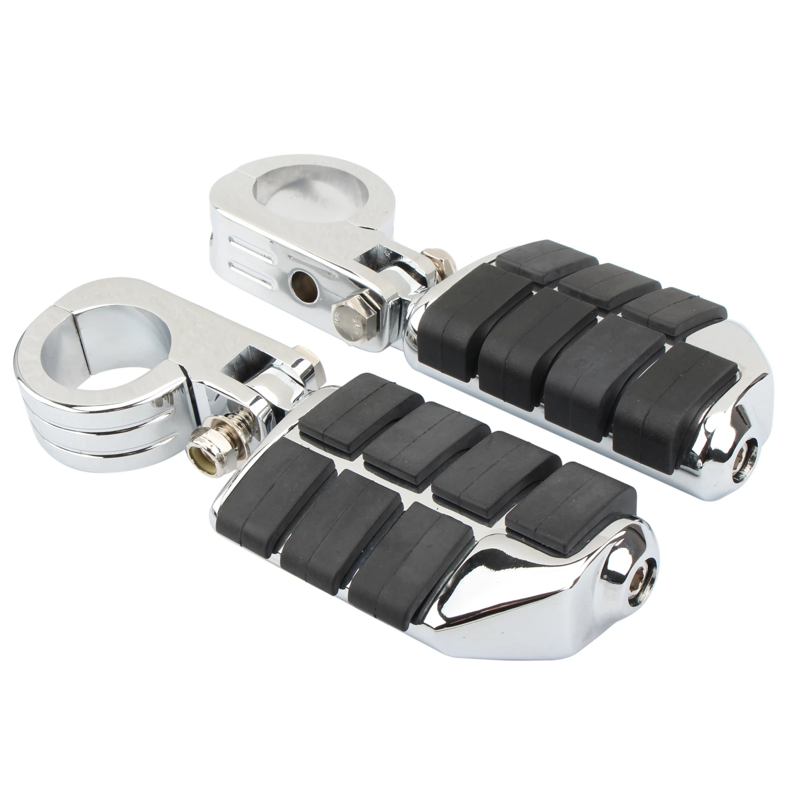 

38 мм кронштейн для подножек мотоцикла, защита для шоссейного двигателя с зажимом, крепление для подставки для ног для Harley Honda Kawasaki Cafe Racer