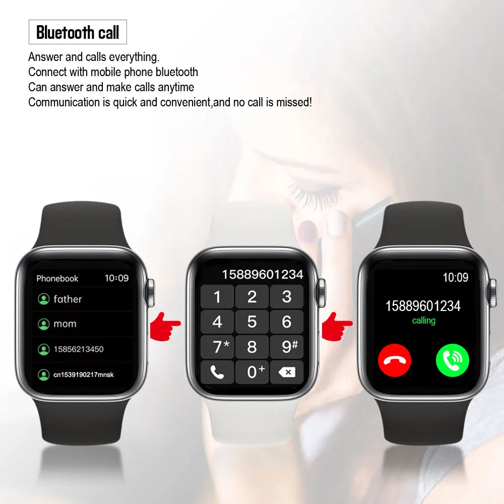 

JOCEEY smartwatch i7 promax iwo13 pro bluetooth call heart rate watch Sports pedometer Time display Message notification