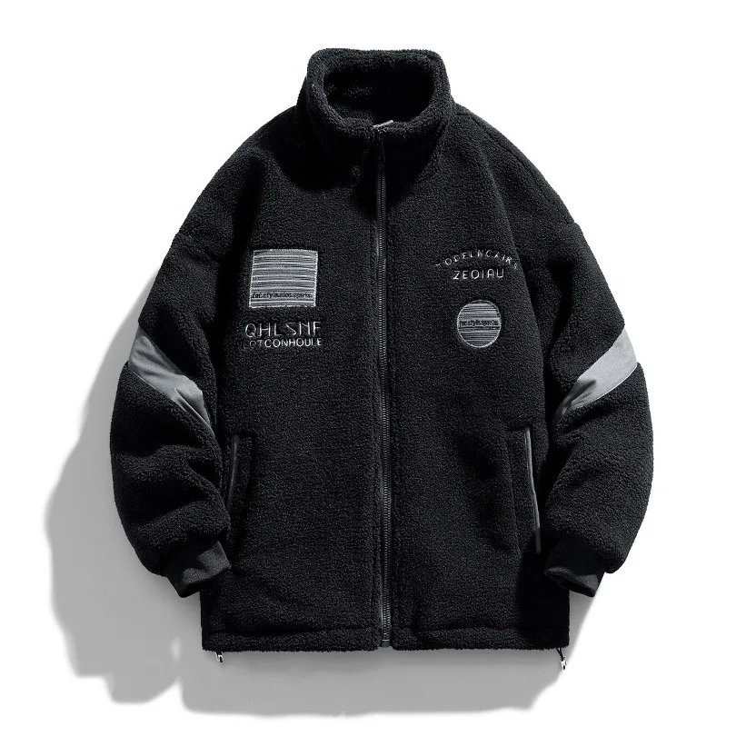 Couple Velvet Jackets Autumn and Winter 2022 Imitation Lamb Velvet Winter Warm Jacket Japanese Fashion Thickened Cotton Coat