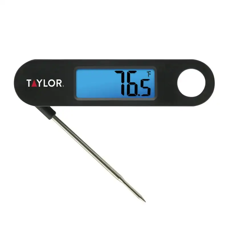 

Folding Probe Meat Thermometer with Blue Backlight Display Ftwo termometro digital medidor de temperatura corporal Higrometro di