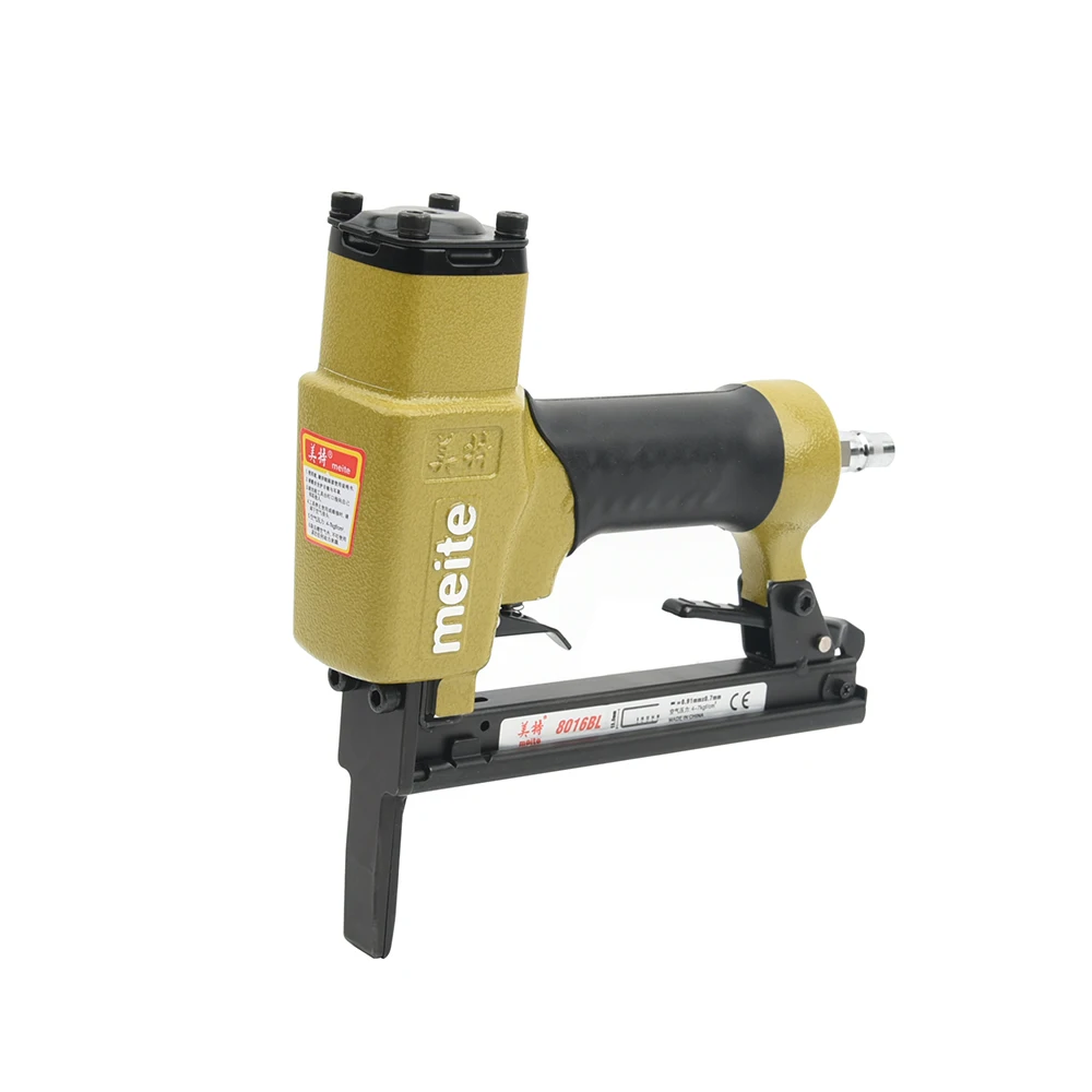 

Meite 21GA 8016BL Пневматический степлер с короной 12,8 мм Etra с длинным носом Воздушный степлер