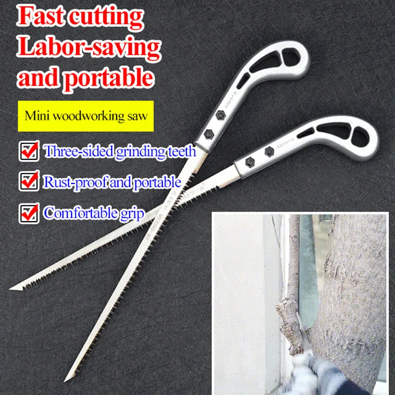 

Mini Hand Saw Tools Woodworking Miter Reciprocating Wood Hacksaw Japanese Circular Camping Metal Knife Band Cut Saw