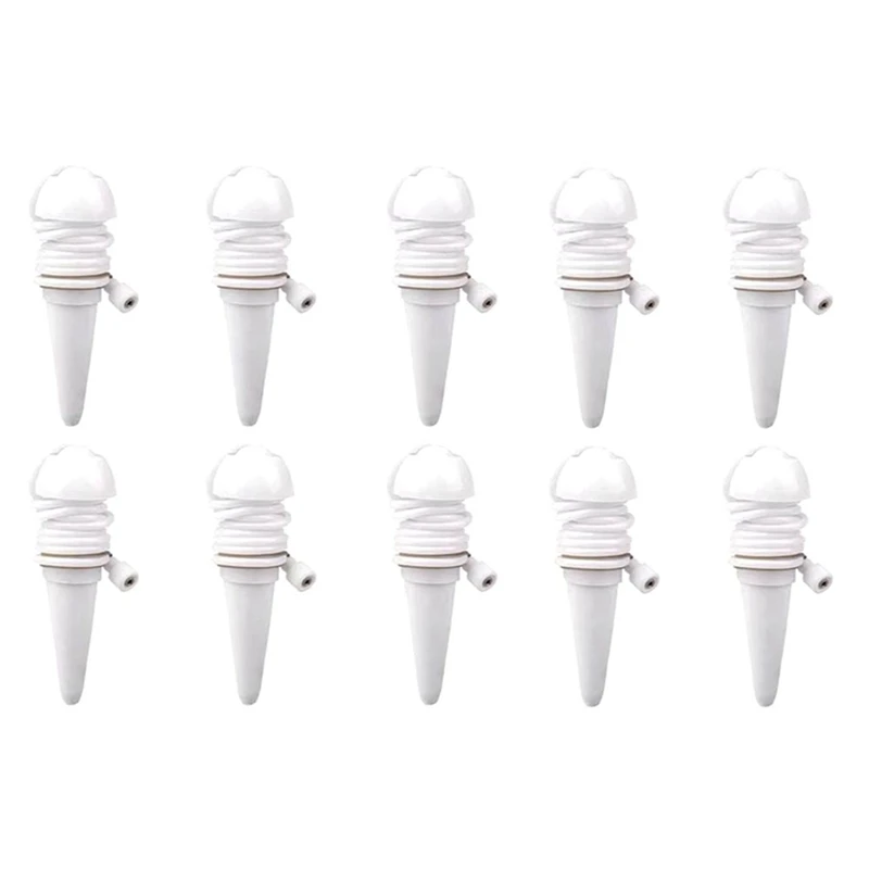 

10Pcs Automatic Watering Probes Plant System Ceramic Creat Gardening Flower Potted White