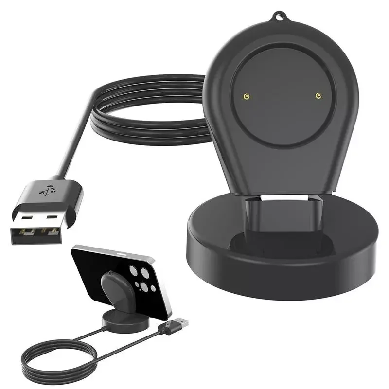 Dock Charger Adapter Wireless USB Charging Cable Cord Stand For Amazfits GTR4 GTS4 Smart Watch Dock Station Stand Charger