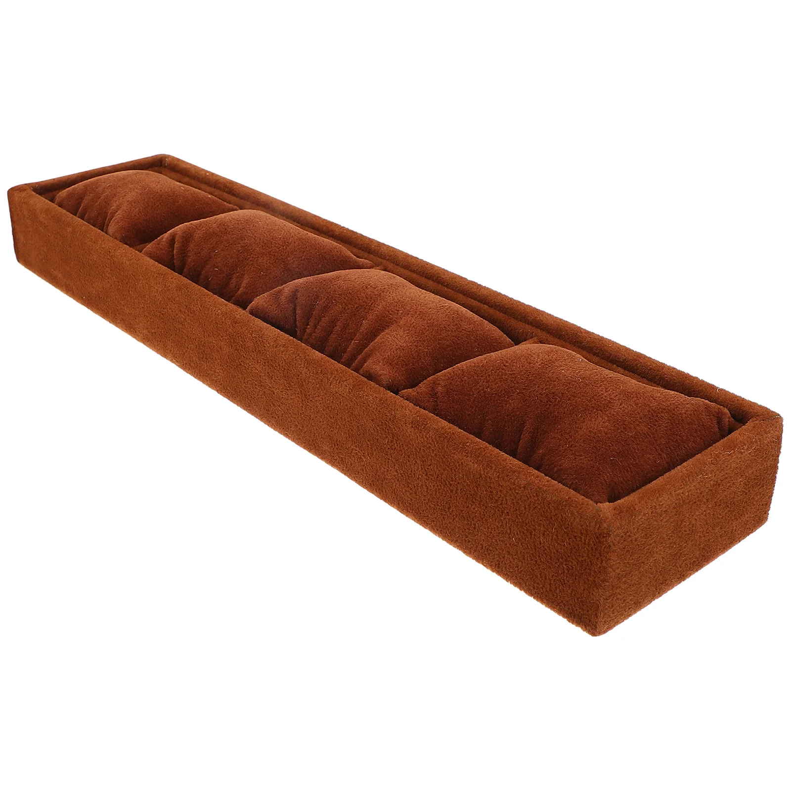 

Storage Tray Watch Box Jewelery Organizer Display Case Frost Velvet Bangles Pillow