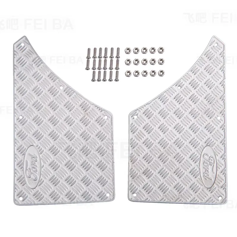 Металлическая Задняя противоскользящая пластина для 1/10 RC Crawler Car Traxxas TRX4 Defender Bronco