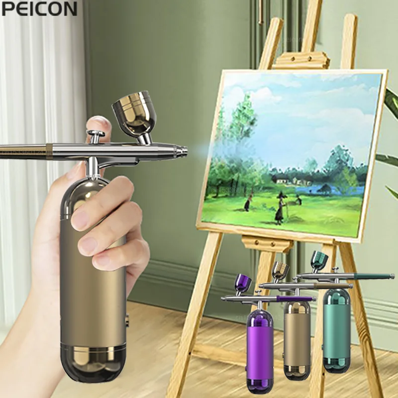 Аэрограф для рисования с компрессором мини-распылитель поделок ногтей