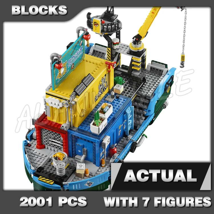 

2001pcs Monkey Team Secret HQ Ship Bull Clones Assault Boat Workshop Mech 11546 Building Blocks Toys Compatible With Model