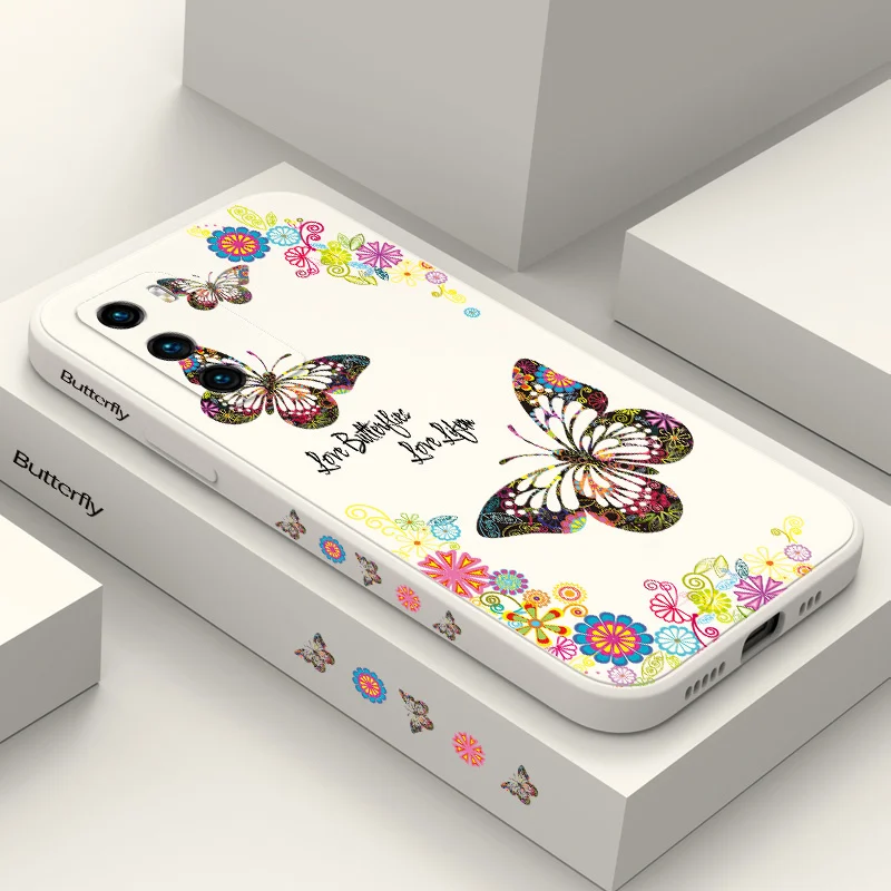 

Paper Butterflies Phone Case For Huawei P40 P50 P30 P20 Pro Lite Nova 10 10SE 9 9SE Mate 50 50E 40 30 20 Pro Lite Cover