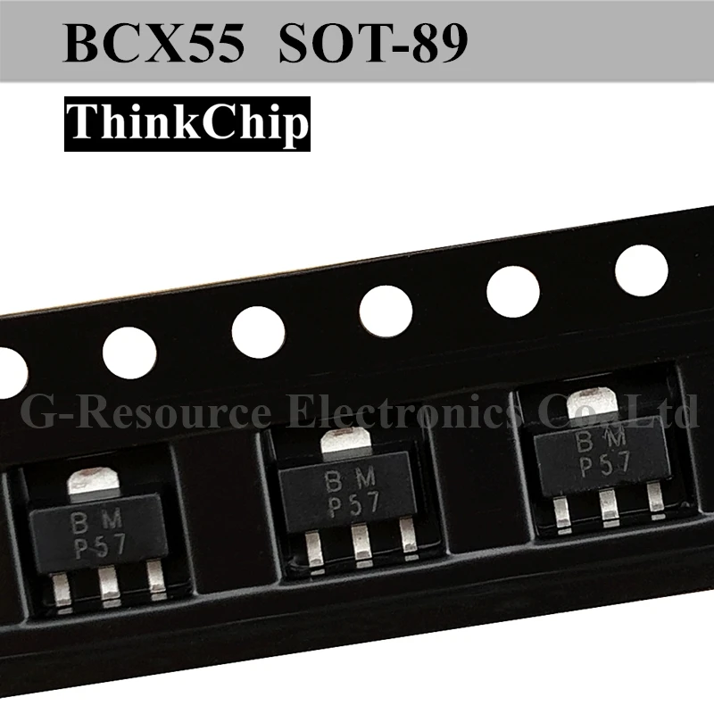 

(100pcs) BCX55 SOT-89 SMD Crystal triode BMP57 SOT89 (Marking BM )