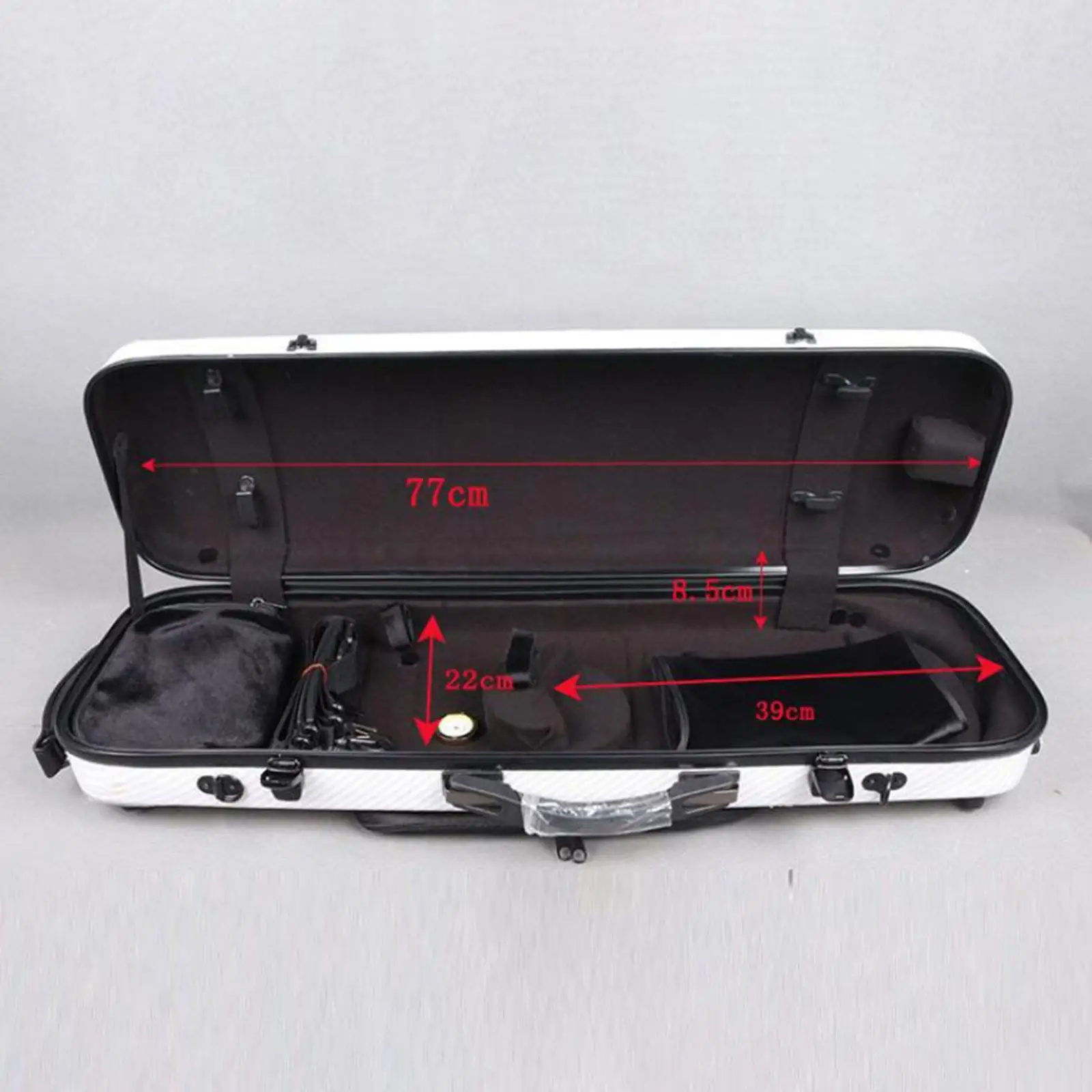 Жесткая оболочка для скрипки 4/4 дюйма с кодовым замком регулируемые Наплечные