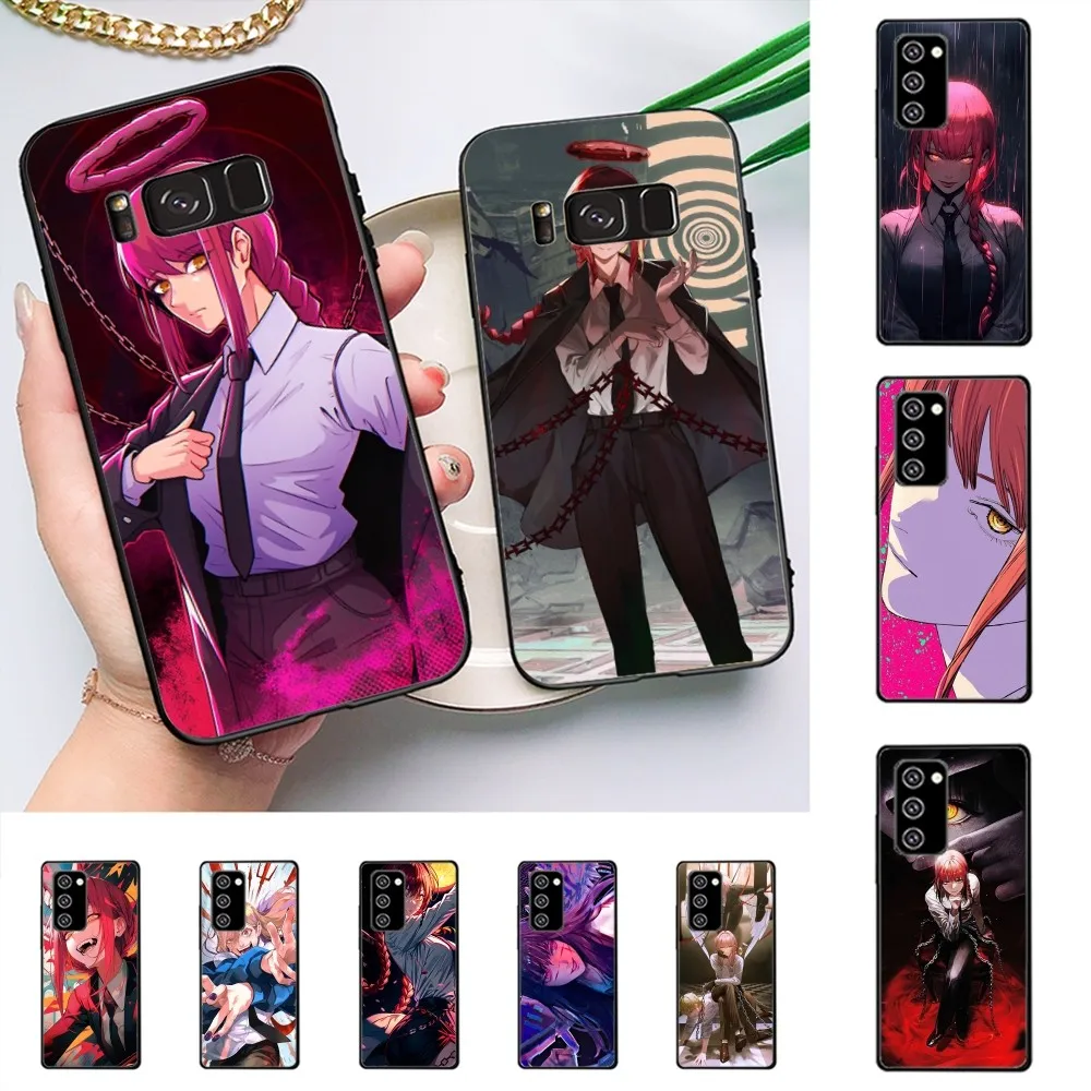 

Makima Chainsaw Man Phone Case For Samsung J 7 plus 7core J7 neo J6 plus prime J6 J4 J5 Mobile Cover