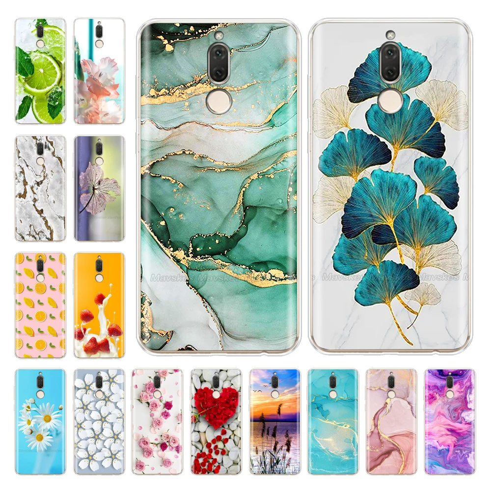 

For Huawei Mate 10 lite Case Phone Cover Silicone Soft TPU Back Cover for Huawei Nova 2i Case Mate10 lite Funda Shell Bag Bumper