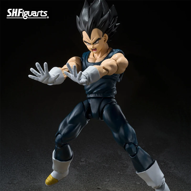 

Фигурки героев аниме «Драконий жемчуг Z», ПВХ Фигурки Bandai Super Saiyan Vegeta Premium Color Edition, оригинал