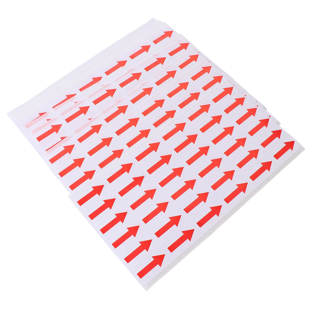

500Pcs Red Arrow Sticker Creative Upward Label Clear Direction Sticker