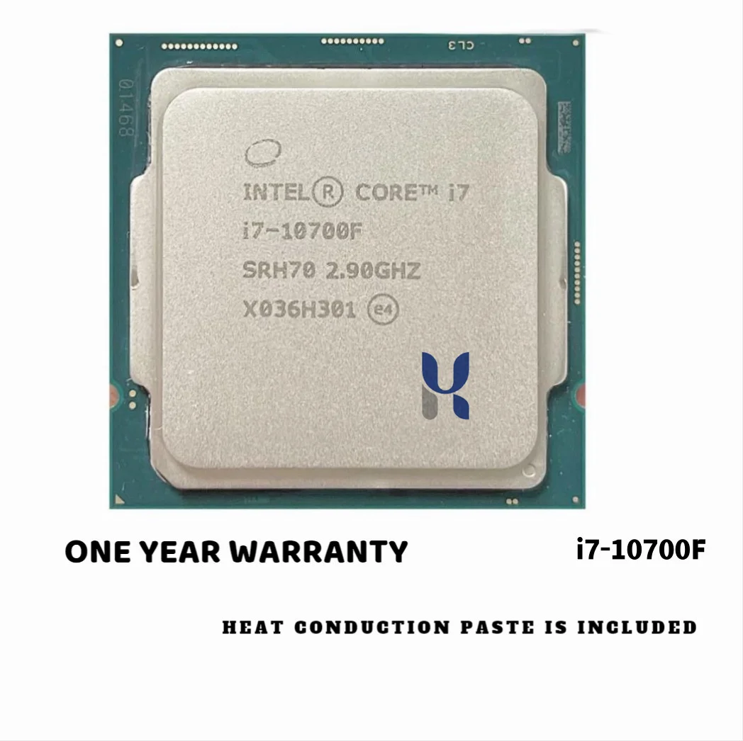 

Intel Core i7-10700F i7 10700F 2.9 GHz Eight-Core 16-Thread CPU Processor L2=2M L3=16M 65W LGA 1200
