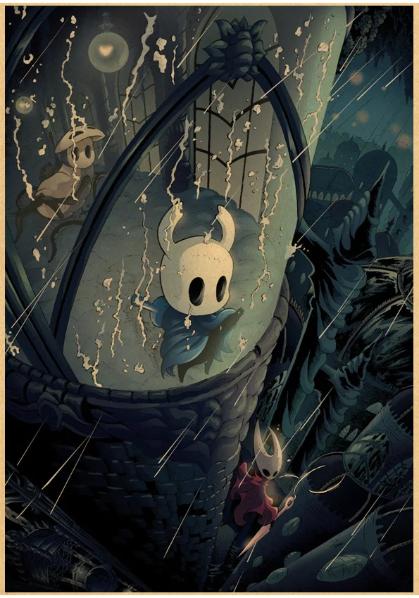 

Винтажные настенные плакаты Hollow Knight