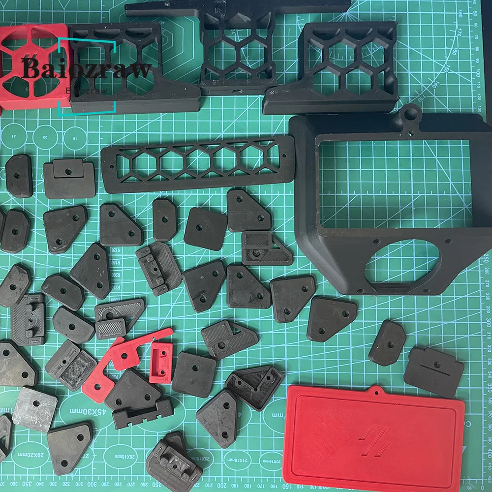 

Baiozraw 3D printer e-sun filament ABS+ print all kits for voron 2.4 R1/R2 3D printer DIY frame plastic parts
